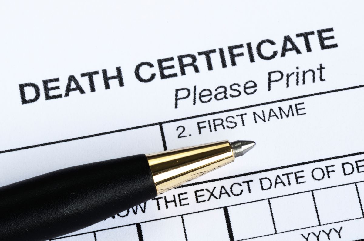 how to obtain a death certificate